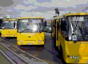 Автобусный спор в Луганске 