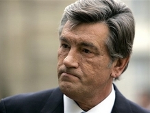 Президент Yushchenko, берущий судьбу в відкритті Міжнародно ї виставки Східна Брама України-2009