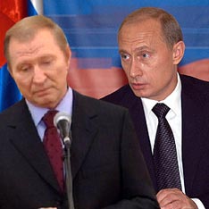 Kuchma пошел в Москву Путину и Ельцину