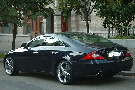 Мерседес CLS 500 подруг сына Yushchenko