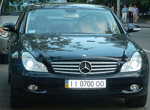 Мерседес CLS 500 подруг сына Yushchenko